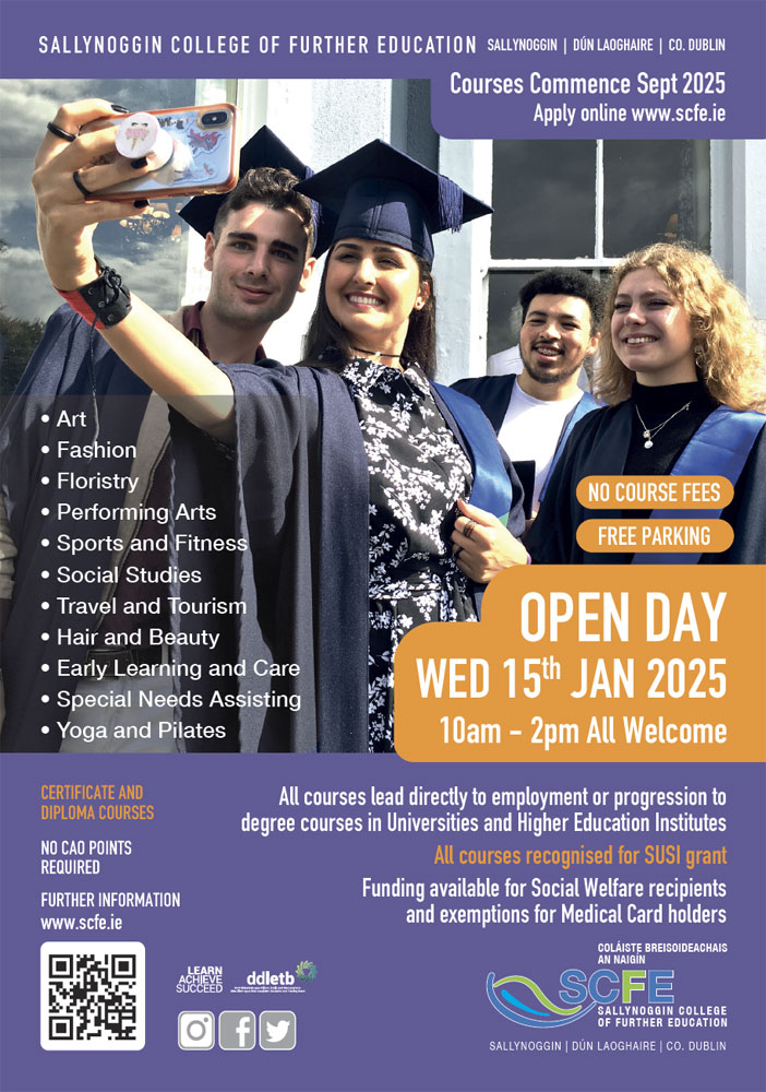 Sallynoggin Open Day 15th Jan 2025